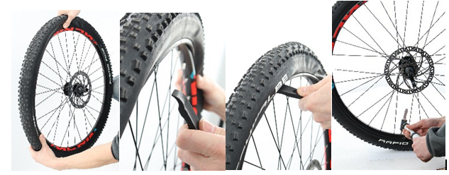 A külső visszahelyezése a felnire